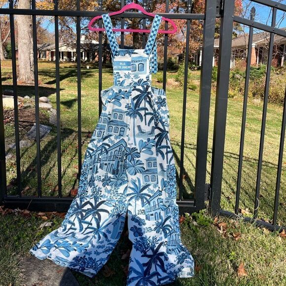 FARM Rio Printed Overalls NWT - Picture 7 of 9